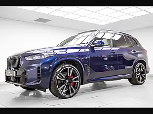 Used 2025 BMW X5 M Sport Blue - Interior and Exterior details 3