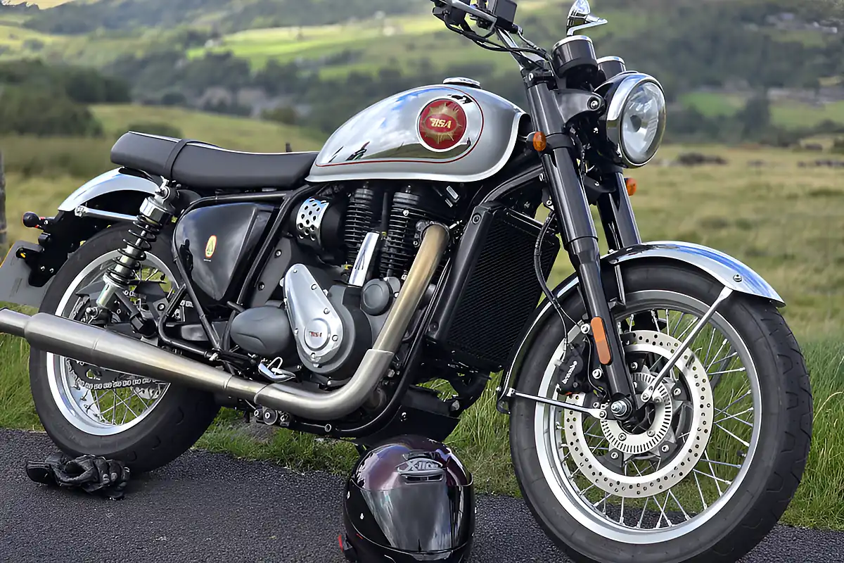Used 2025 Bsa Gold Star 650 Ex Demo Bsa Silver Sheen - Interior and Exterior details 2