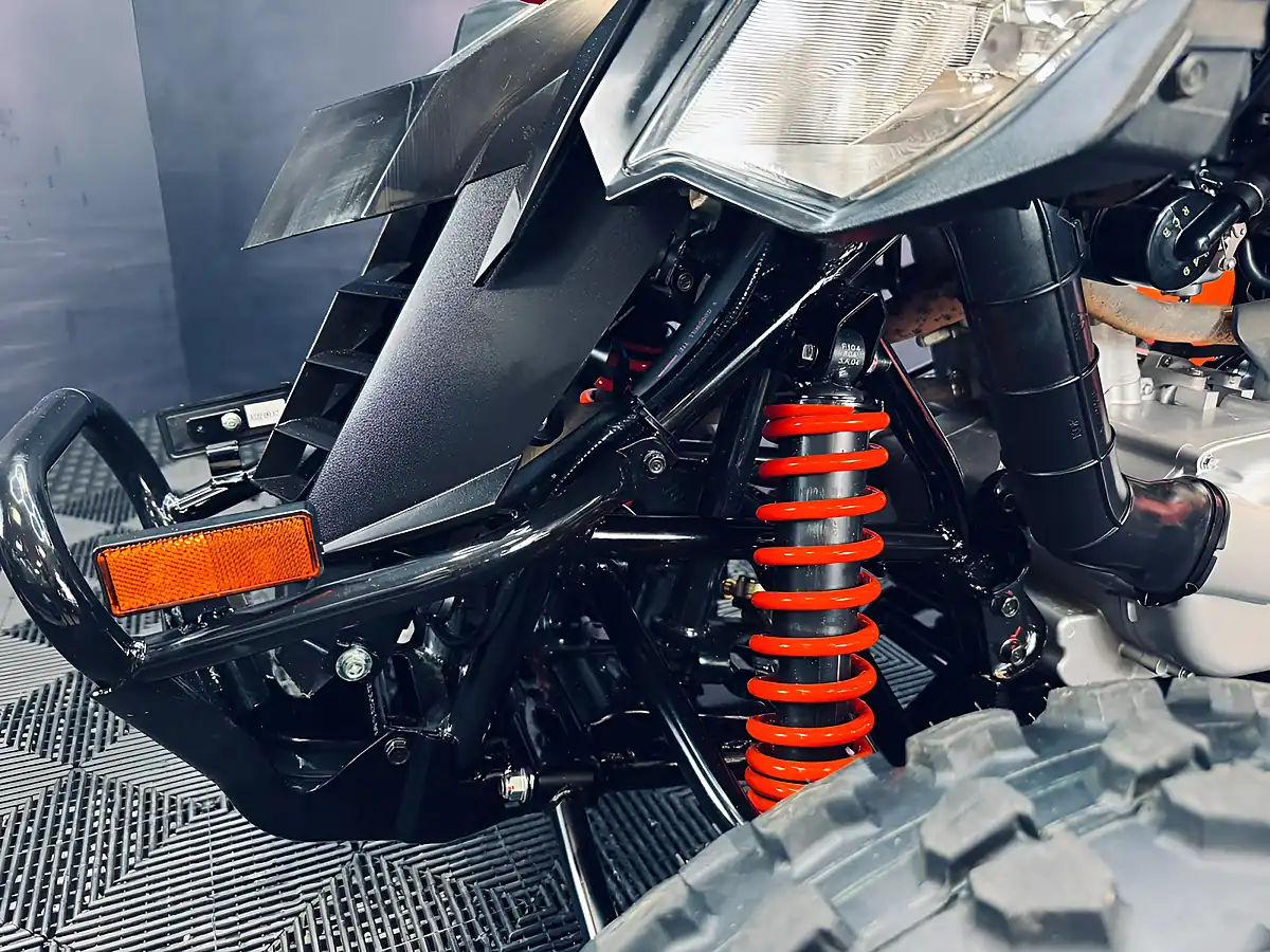 Used 2025 Can-Am DS 250 Red - Interior and Exterior details 14