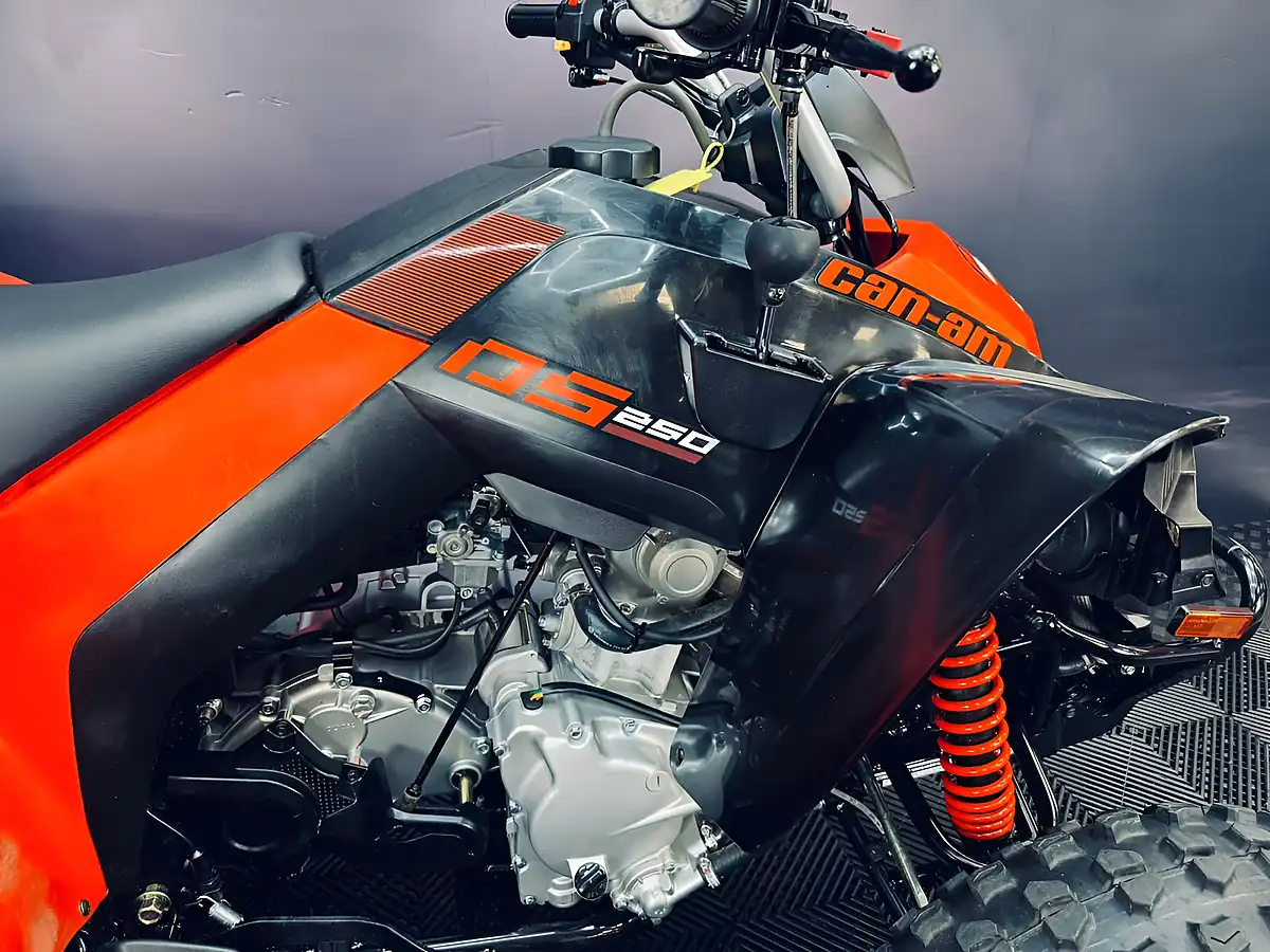 Used 2025 Can-Am DS 250 Red - Interior and Exterior details 6