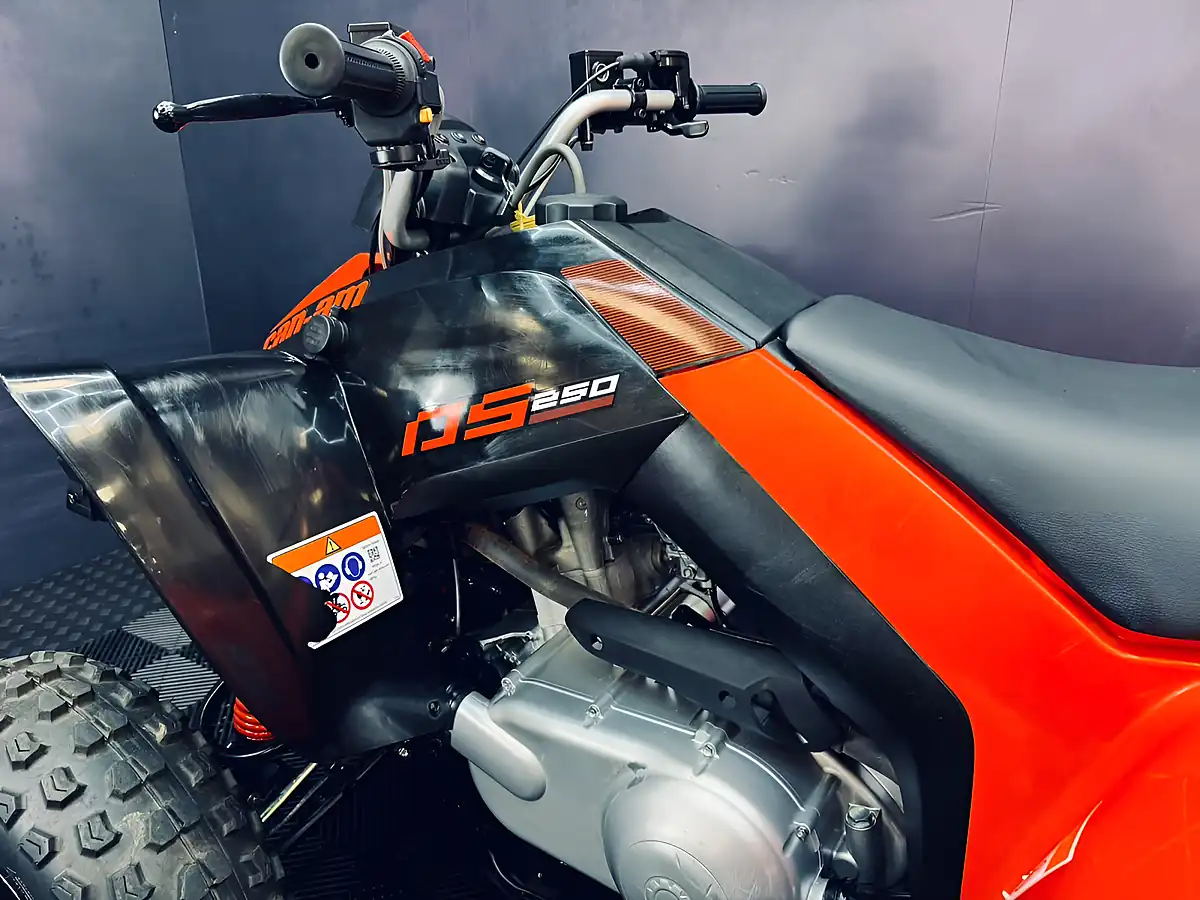 Used 2025 Can-Am DS 250 Red - Interior and Exterior details 9