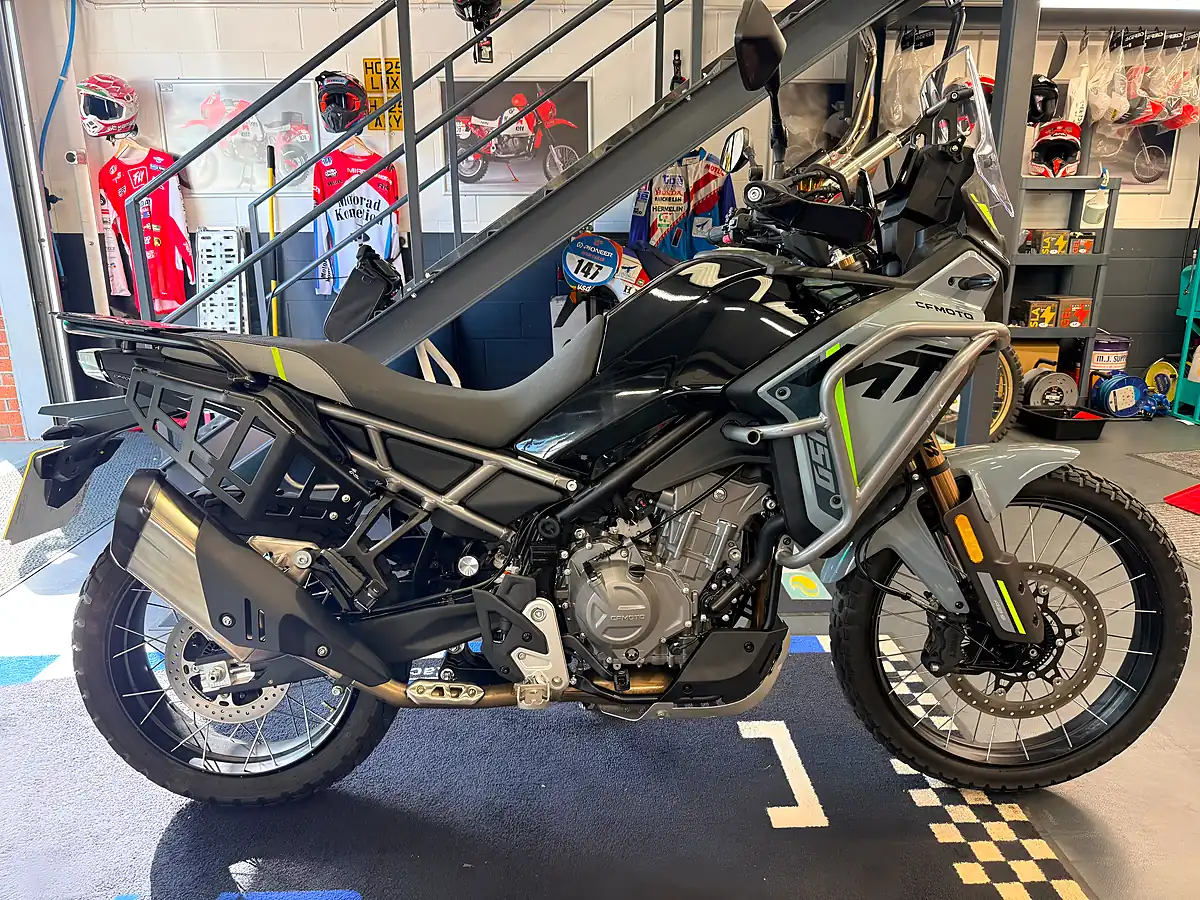 Used 2025 Cfmoto 450 Mt Rally Adventure - Front View