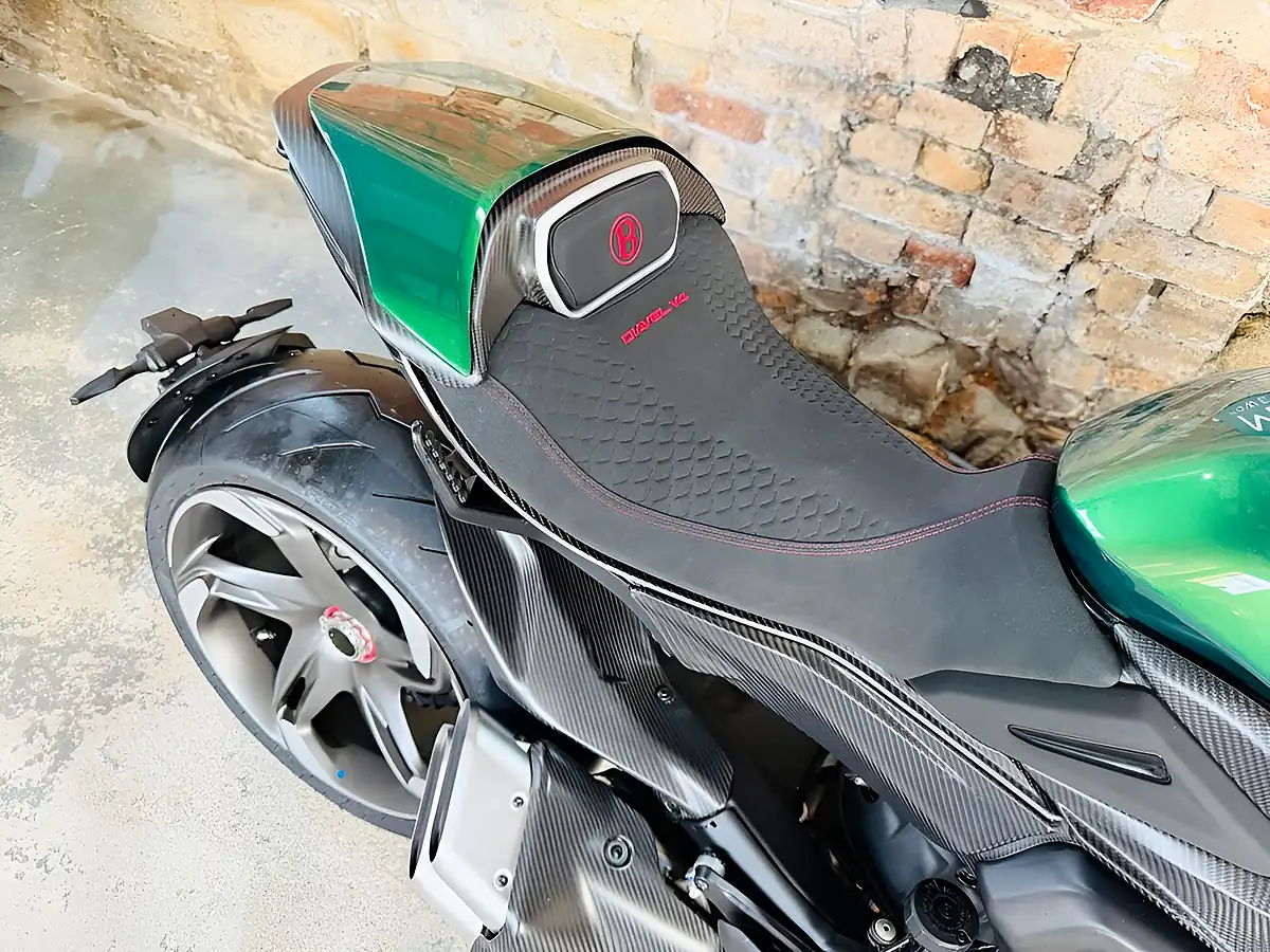 Used 2025 Ducati Diavel V4 Bentley 301 of 500 Green - Interior and Exterior details 11