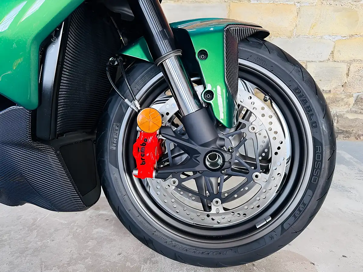 Used 2025 Ducati Diavel V4 Bentley 301 of 500 Green - Interior and Exterior details 5