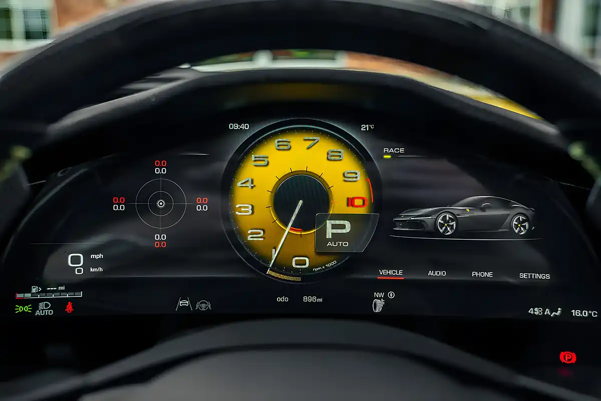 Used 2025 Ferrari 12Cilindri Giallo Modena - Interior and Exterior details 12
