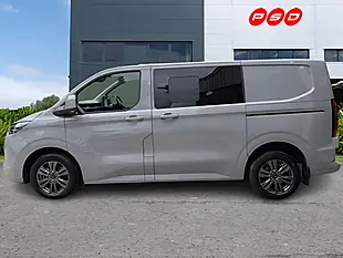 Used 2025 Ford E-Transit Custom Limited Crew Van Grey Matter - Interior and Exterior details 4