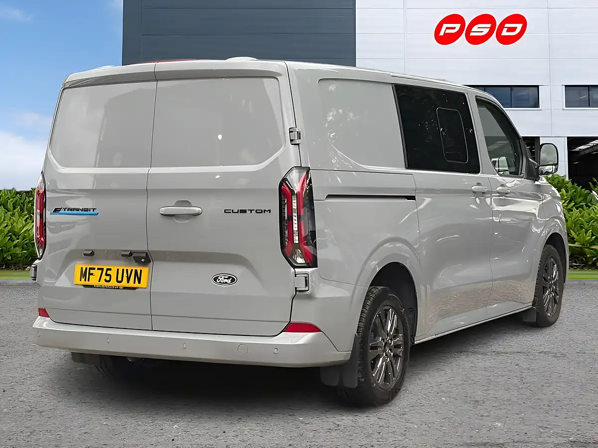 Used 2025 Ford E-Transit Custom Limited Crew Van Grey Matter - Interior and Exterior details 7