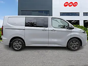 Used 2025 Ford E-Transit Custom Limited Crew Van Grey Matter - Interior and Exterior details 8
