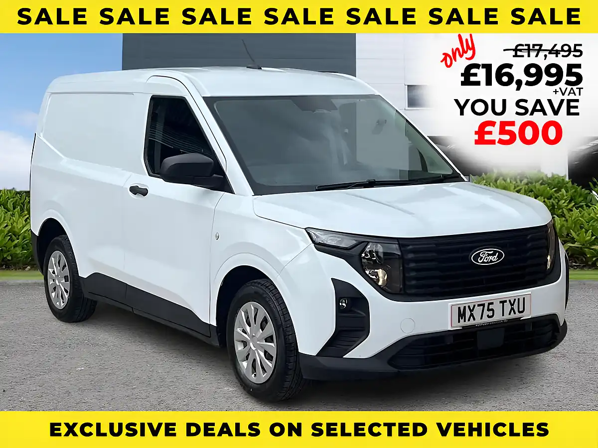 Used 2025 Ford Transit Courier Trend Frozen White - Front View