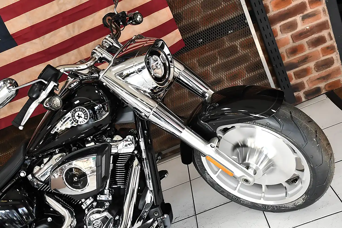 Used 2025 Harley-Davidson Softail Flstf Fat Boy Black - Interior and Exterior details 6