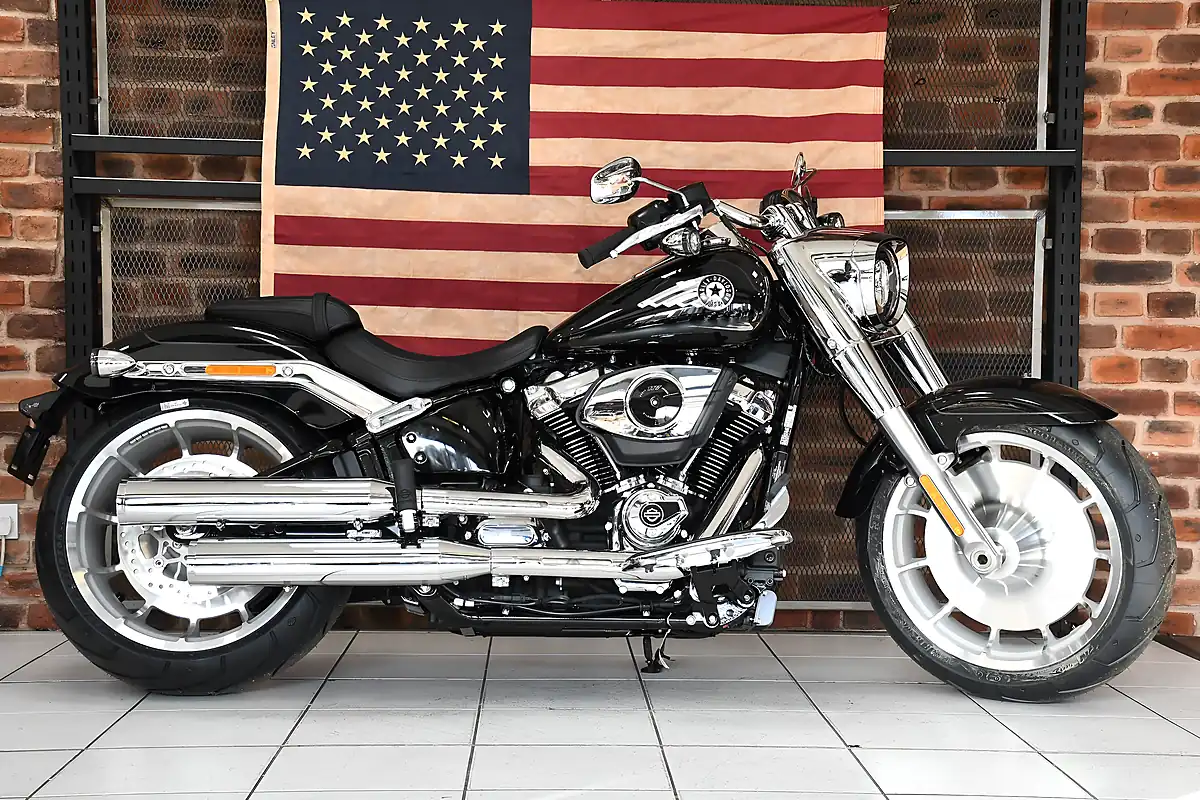 Used 2025 Harley-Davidson Softail Flstf Fat Boy Black - Interior and Exterior details 7