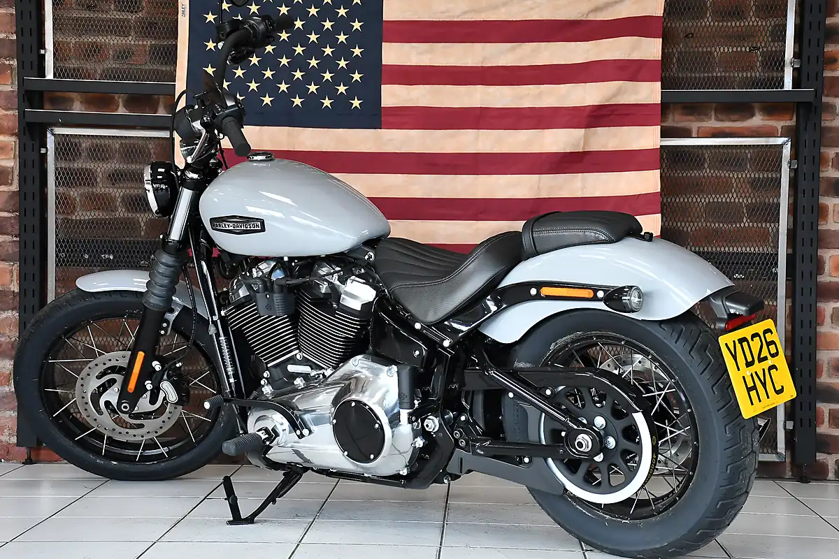 Used 2025 Harley-Davidson Street Bob Billiard Gray - Interior and Exterior details 13