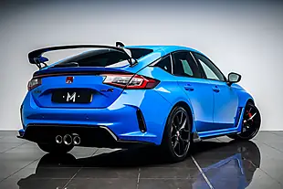 Used 2025 Honda Civic Type R Racing Blue Pearl - Interior and Exterior details 16