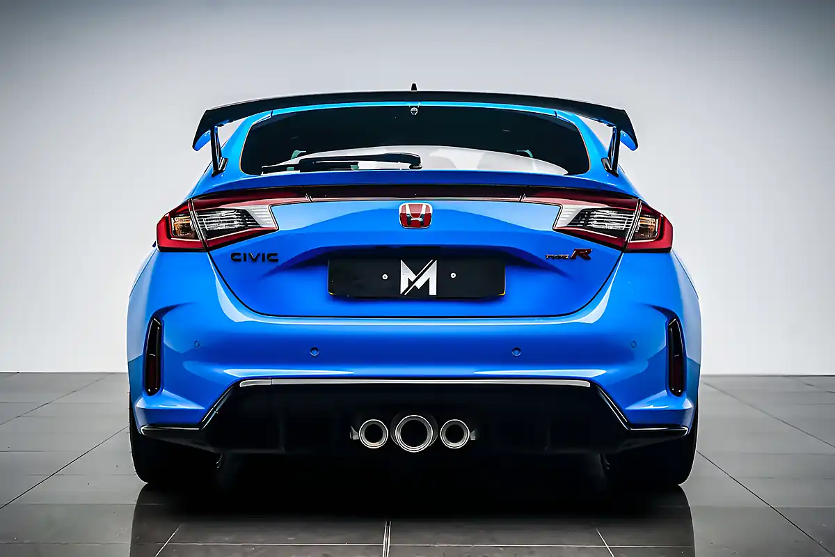 Used 2025 Honda Civic Type R Racing Blue Pearl - Interior and Exterior details 4