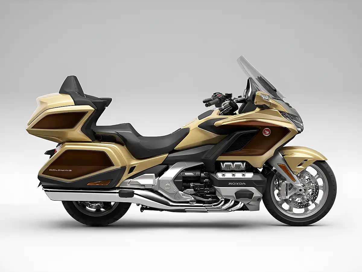 Used 2025 Honda GL1800 Gold Wing Tour 50th Anniversary Eternal Gold - Front View