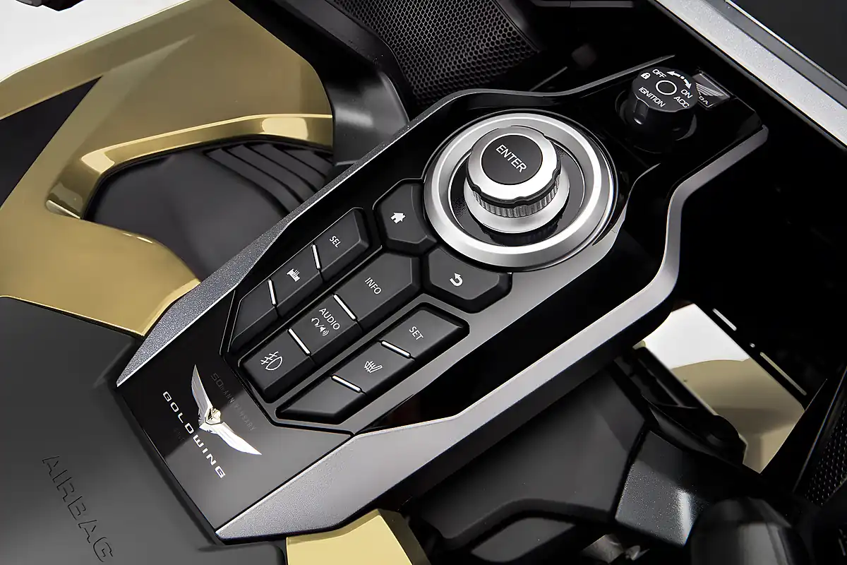 Used 2025 Honda GL1800 Gold Wing Tour 50th Anniversary Eternal Gold - Interior and Exterior details 7