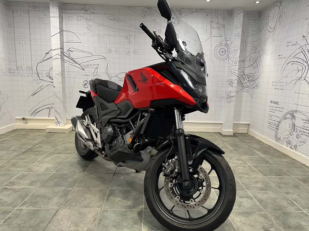 Used 2025 Honda NC750X Adventure Red - Front View