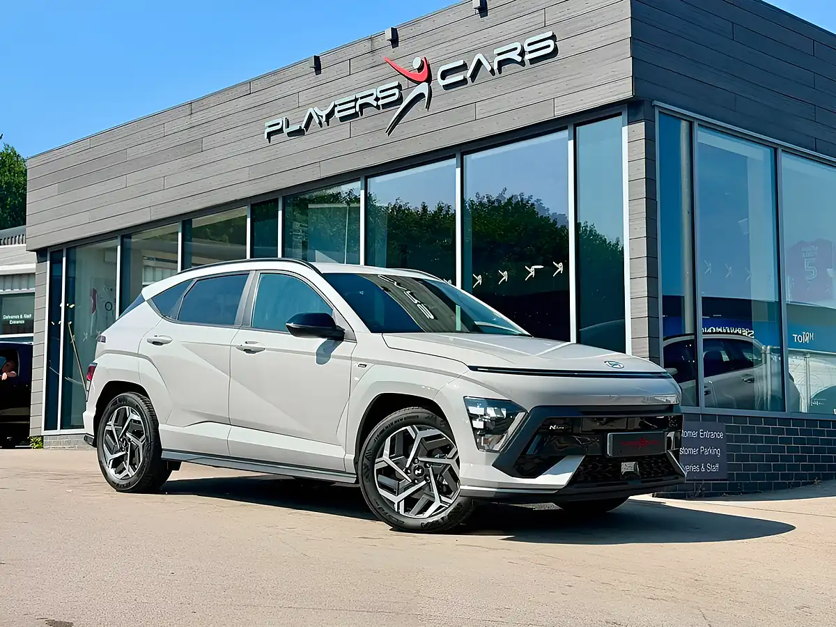 Used 2025 Hyundai Kona N Line Grey - Front View