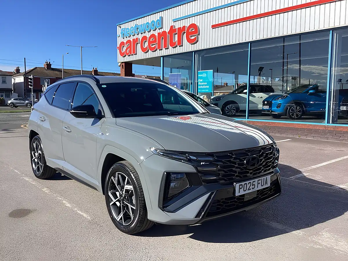 Used 2025 Hyundai Tucson N Line Shadow Grey - Front View