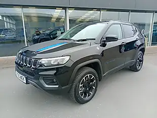 Used 2025 Jeep Compass Trailhawk Black - Interior and Exterior details 4