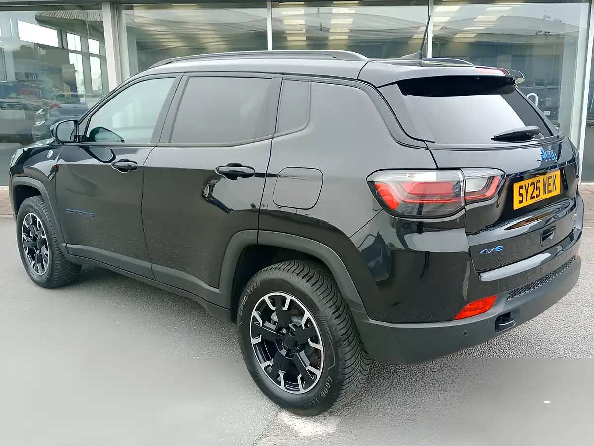 Used 2025 Jeep Compass Trailhawk Black - Interior and Exterior details 5