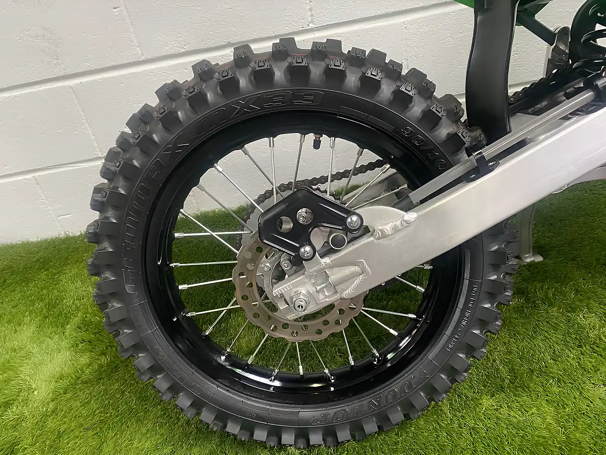 Used 2025 Kawasaki KX112 Green - Interior and Exterior details 11