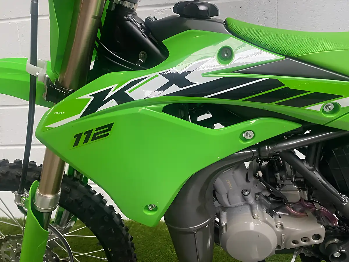 Used 2025 Kawasaki KX112 Green - Interior and Exterior details 17