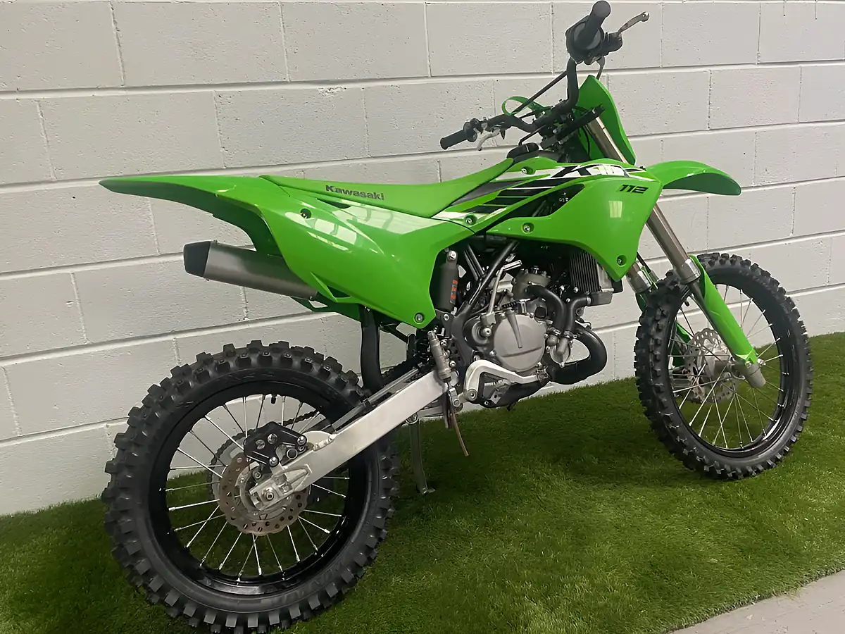 Used 2025 Kawasaki KX112 Green - Interior and Exterior details 7