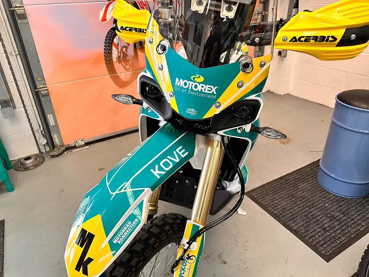Used 2025 Kove 450 Rally Motorex Edition - Interior and Exterior details 13