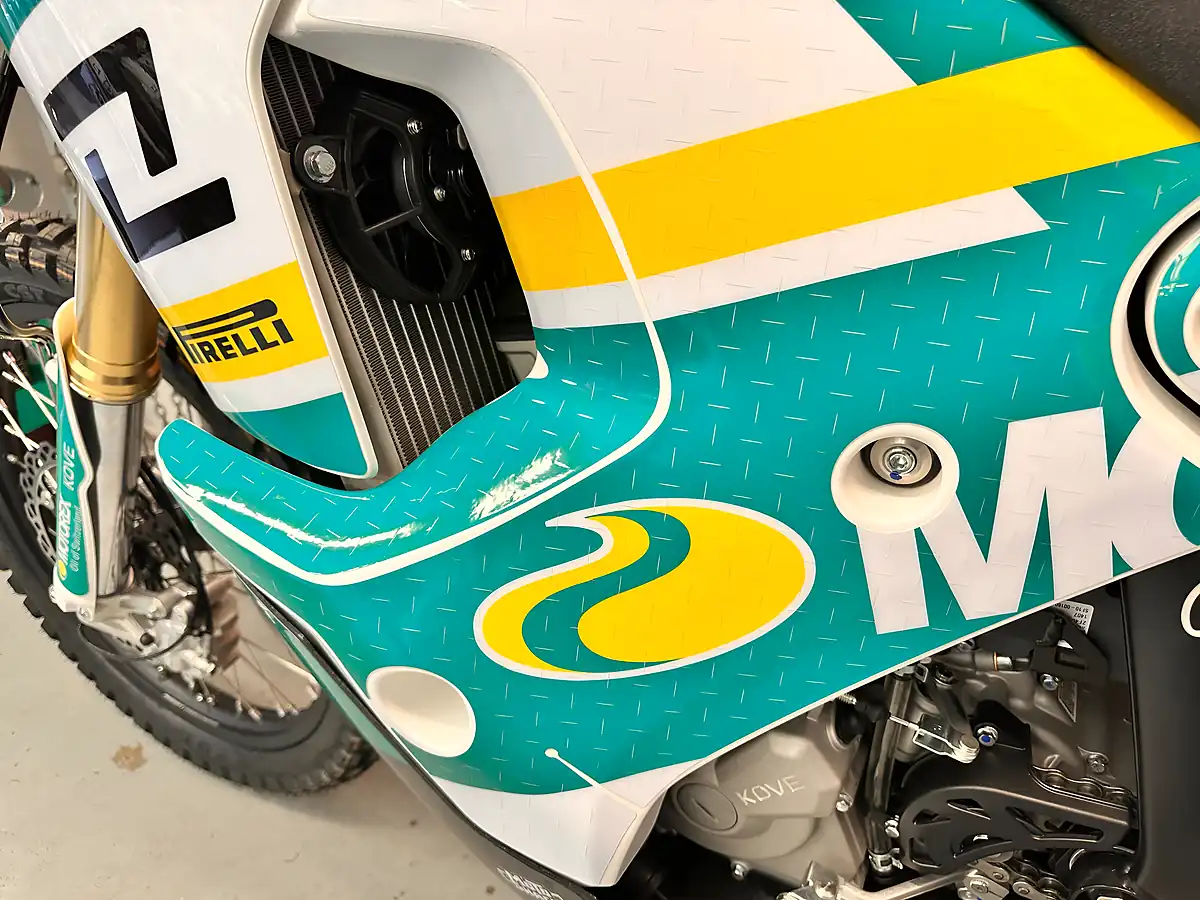 Used 2025 Kove 450 Rally Motorex Edition - Interior and Exterior details 6
