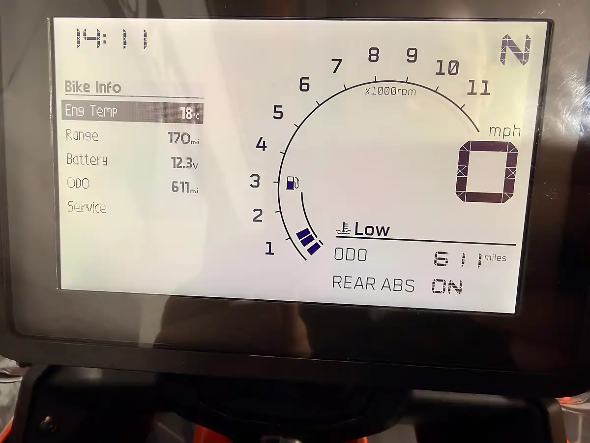 Used 2025 Ktm 390 Adventure X Orange - Interior and Exterior details 5