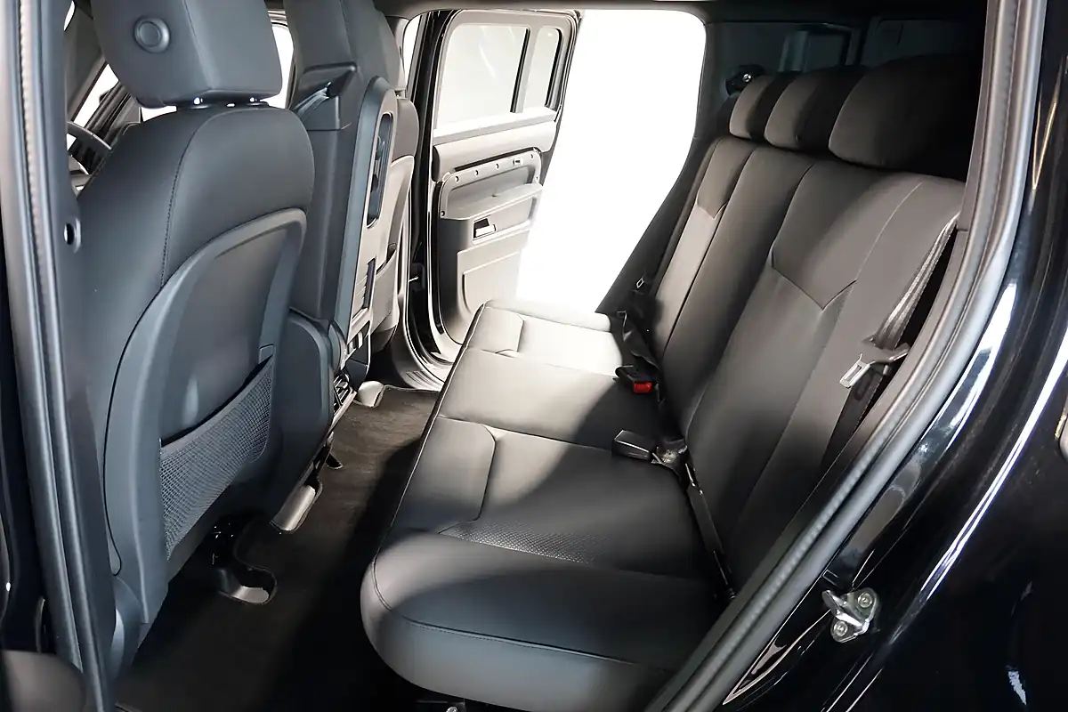 Used 2025 Land Rover Defender 110 S Hard Top Santorini Black - Interior and Exterior details 11