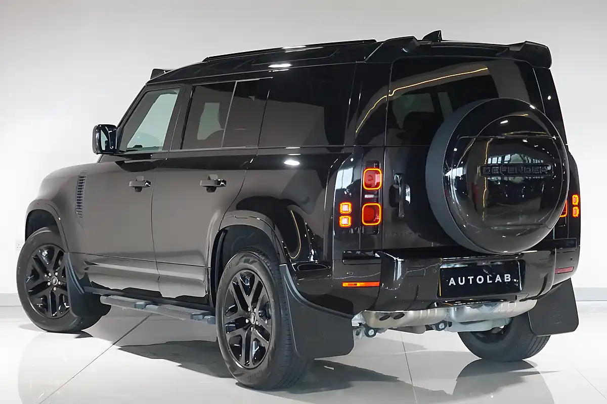 Used 2025 Land Rover Defender 110 S Hard Top Santorini Black - Interior and Exterior details 4