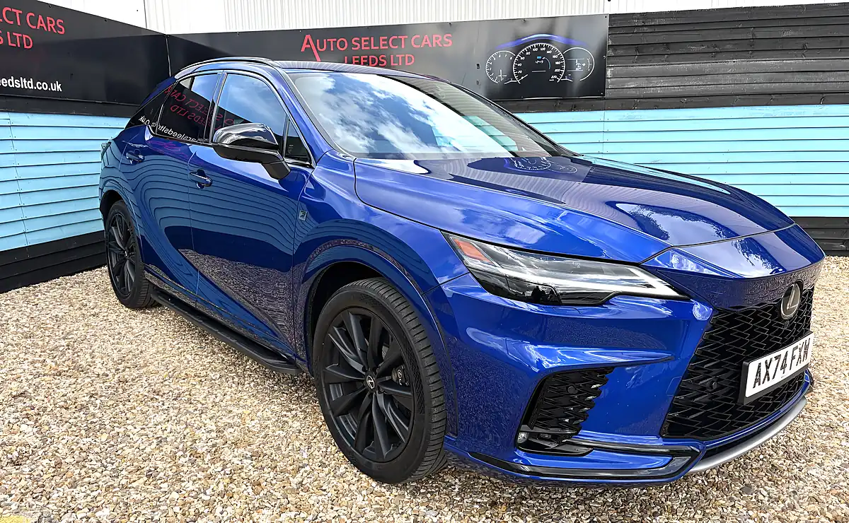 Used 2025 Lexus Rx F Sport Azure Blue - Front View