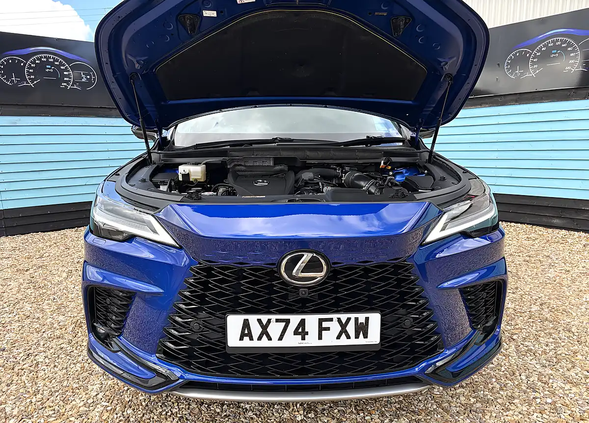 Used 2025 Lexus Rx F Sport Azure Blue - Interior and Exterior details 10