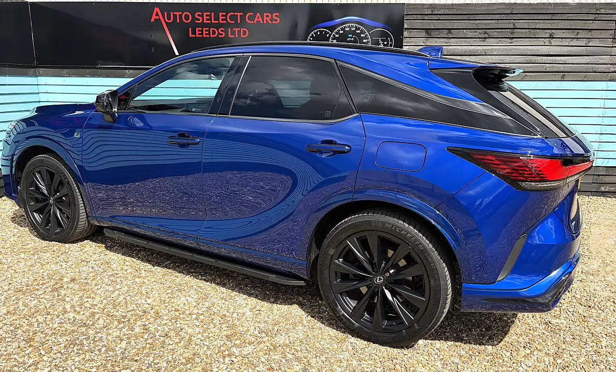 Used 2025 Lexus Rx F Sport Azure Blue - Interior and Exterior details 15