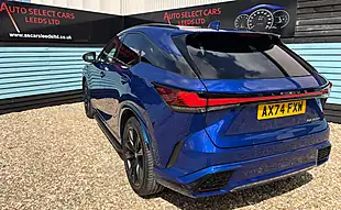 Used 2025 Lexus Rx F Sport Azure Blue - Interior and Exterior details 16