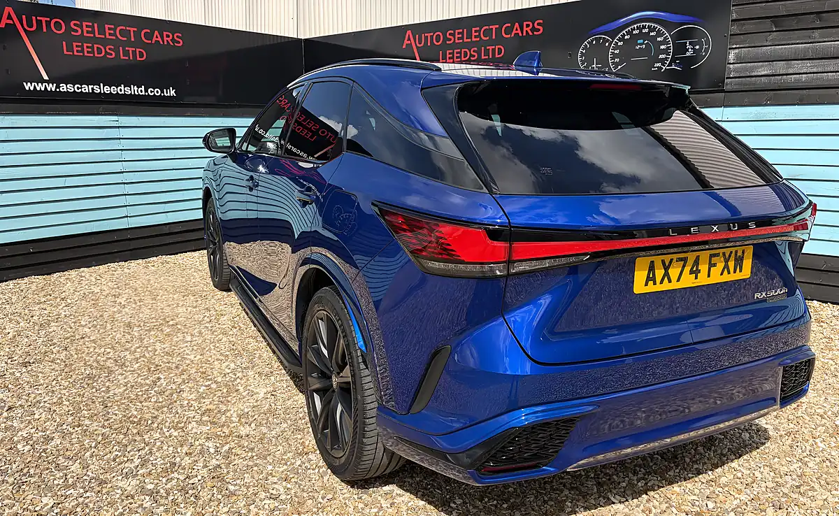 Used 2025 Lexus Rx F Sport Azure Blue - Interior and Exterior details 16