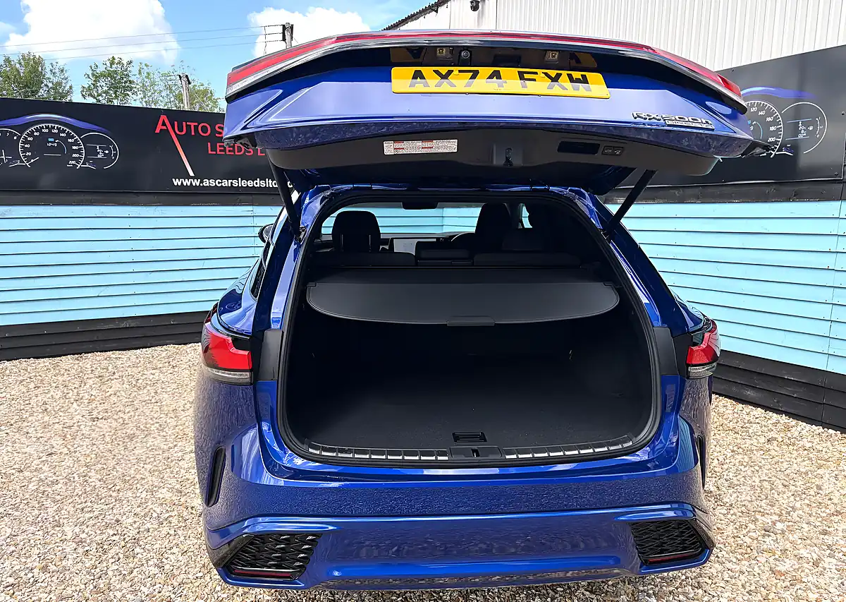 Used 2025 Lexus Rx F Sport Azure Blue - Interior and Exterior details 18