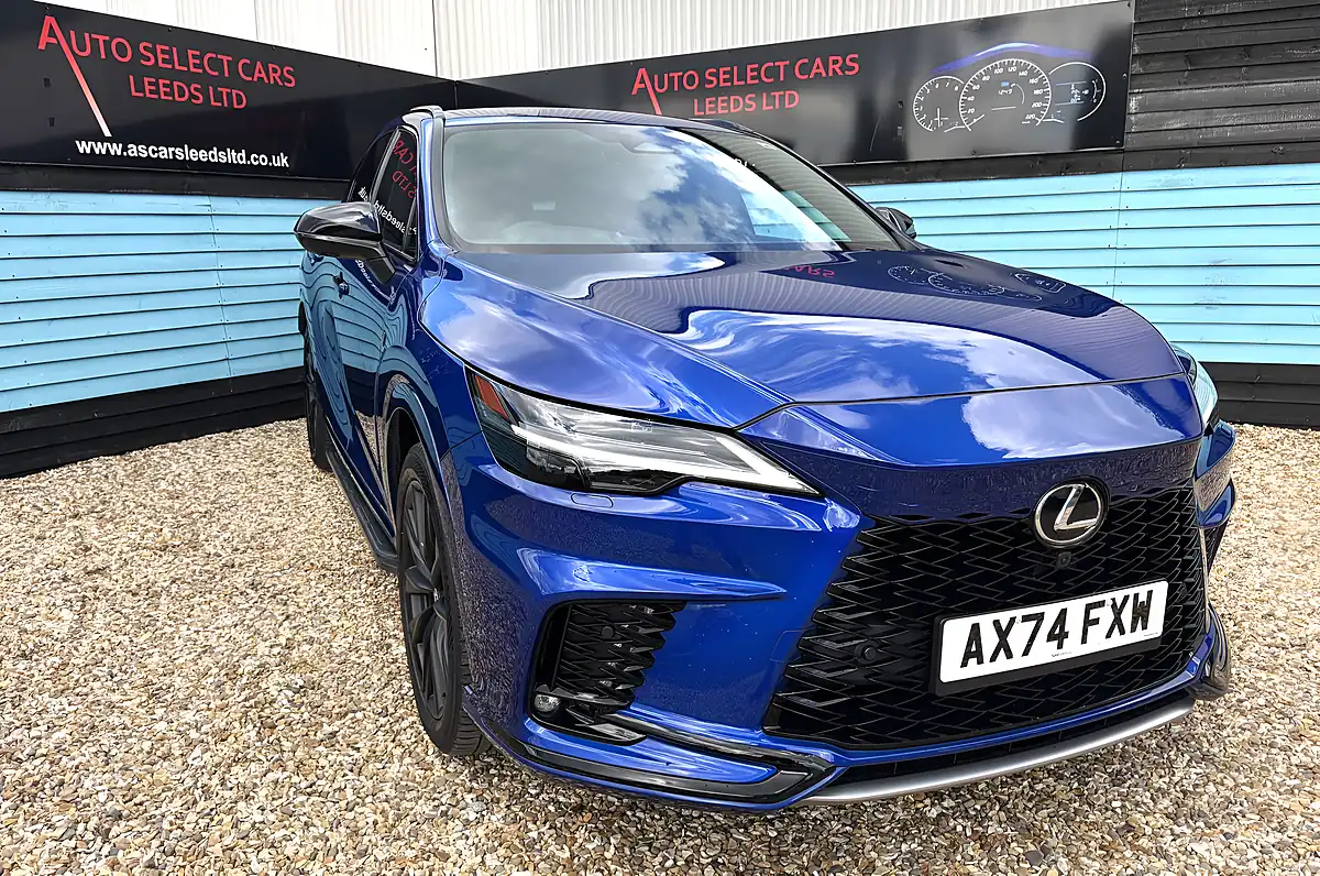 Used 2025 Lexus Rx F Sport Azure Blue - Interior and Exterior details 2