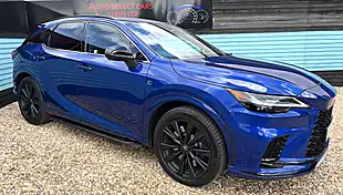 Used 2025 Lexus Rx F Sport Azure Blue - Interior and Exterior details 3