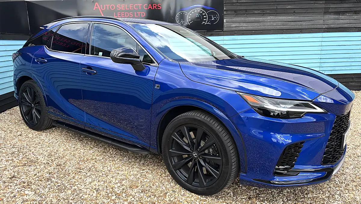 Used 2025 Lexus Rx F Sport Azure Blue - Interior and Exterior details 3