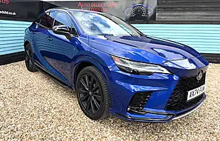 Used 2025 Lexus Rx F Sport Azure Blue - Interior and Exterior details 4