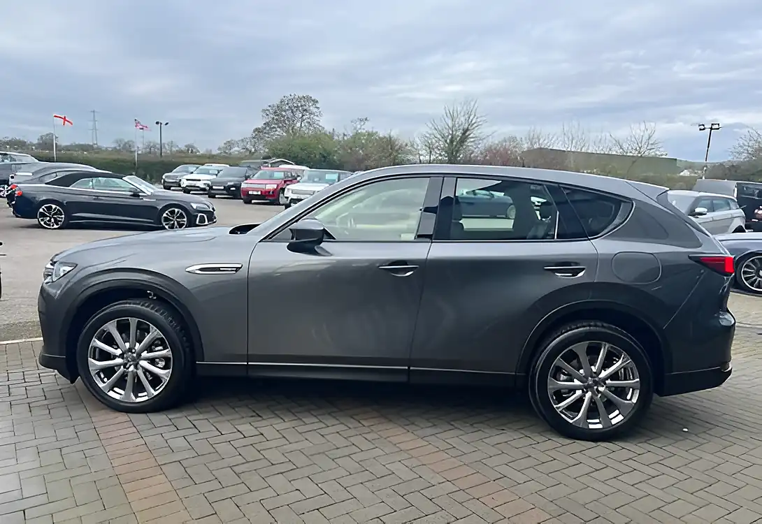 Used 2025 Mazda CX-60 Exclusive-Line Machine Grey Metallic - Interior and Exterior details 10