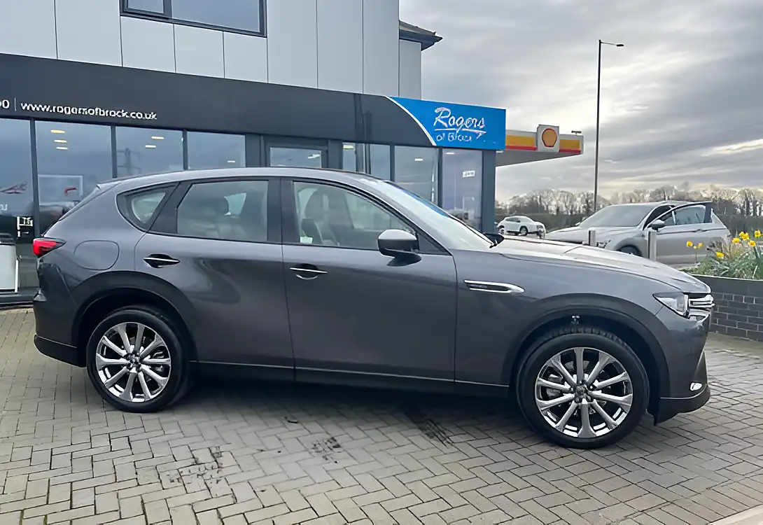 Used 2025 Mazda CX-60 Exclusive-Line Machine Grey Metallic - Interior and Exterior details 6