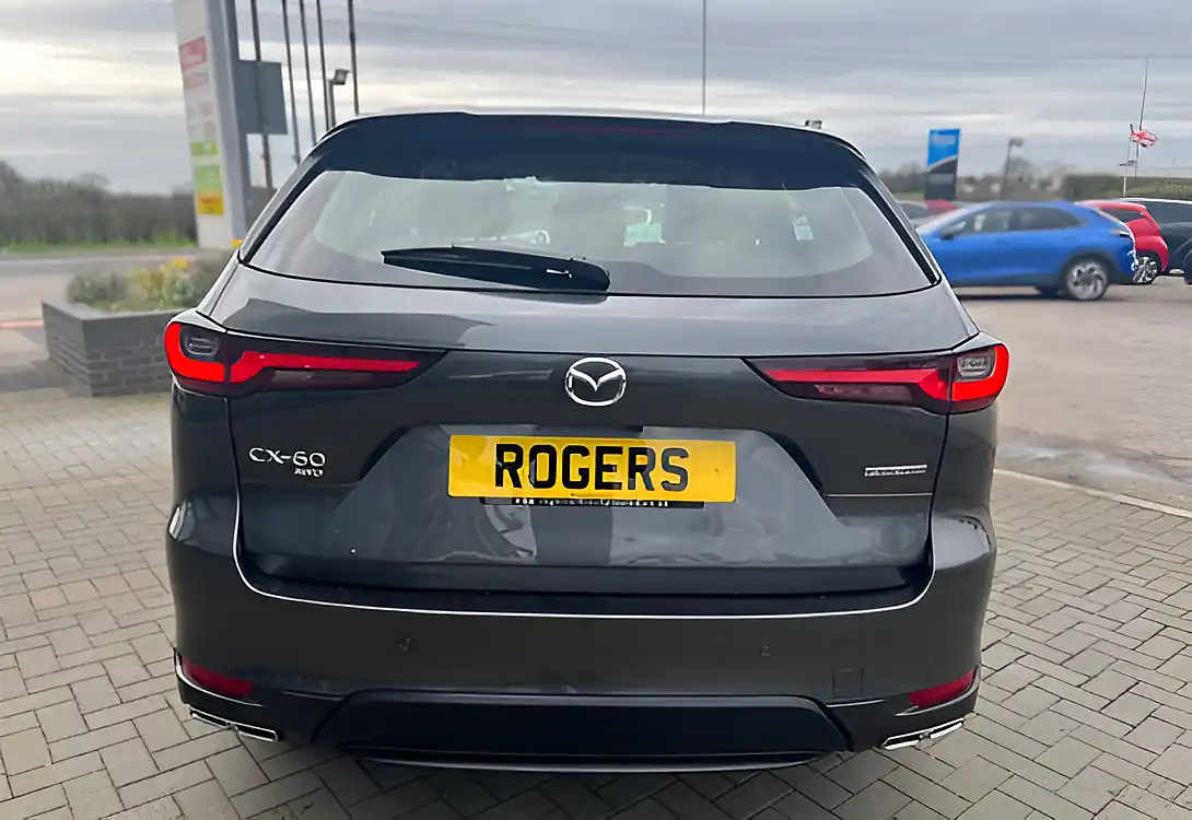Used 2025 Mazda CX-60 Exclusive-Line Machine Grey Metallic - Interior and Exterior details 8