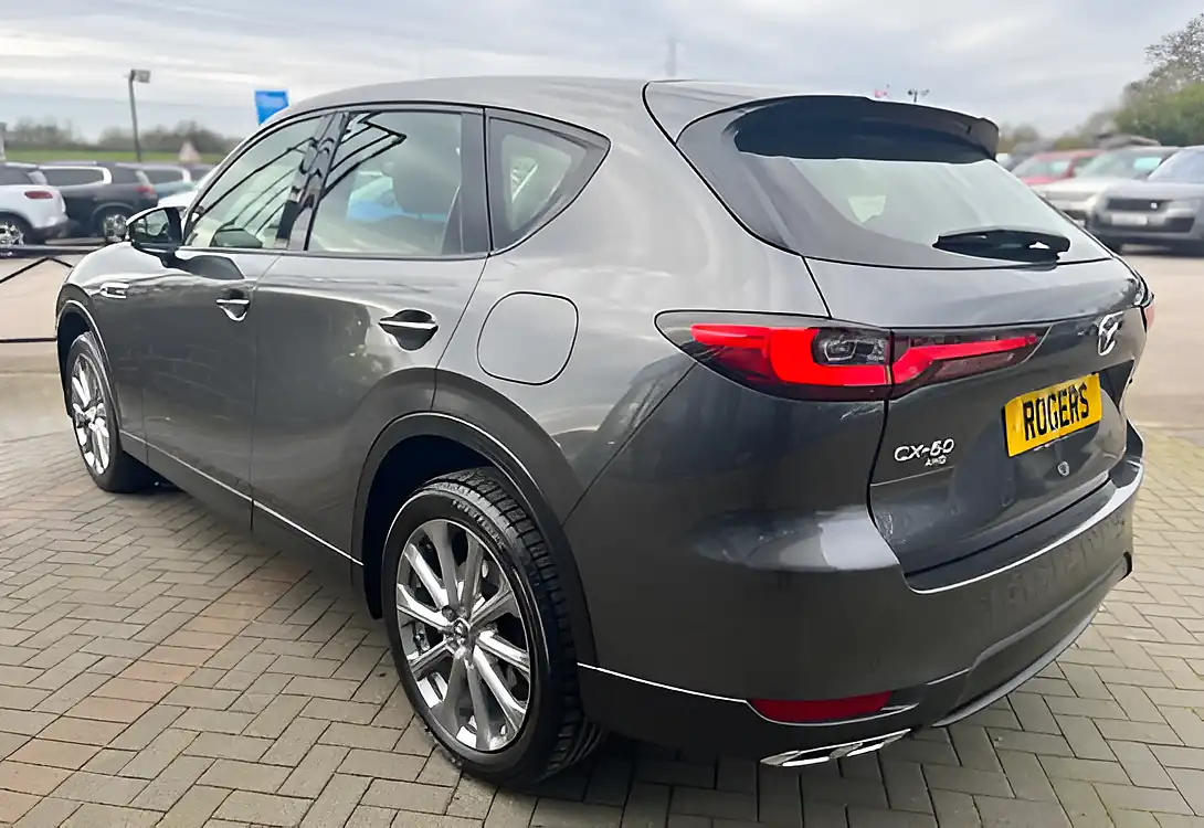 Used 2025 Mazda CX-60 Exclusive-Line Machine Grey Metallic - Interior and Exterior details 9