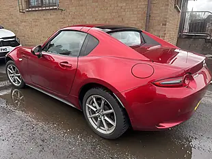 Used 2025 Mazda MX-5 Rf Exclusive-Line Red - Interior and Exterior details 2