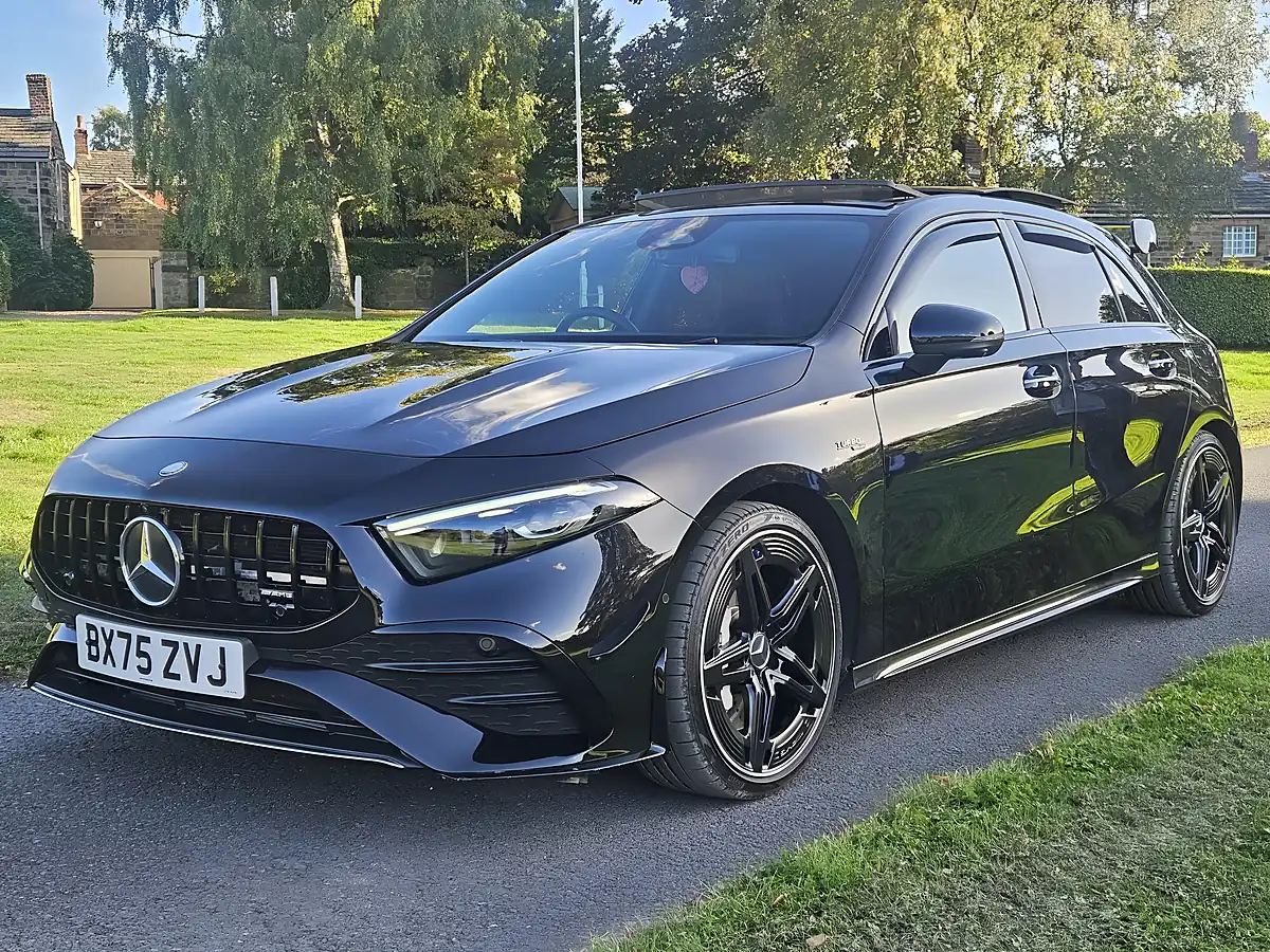 Used 2025 Mercedes a Class AMG Premium Plus Black - Interior and Exterior details 2