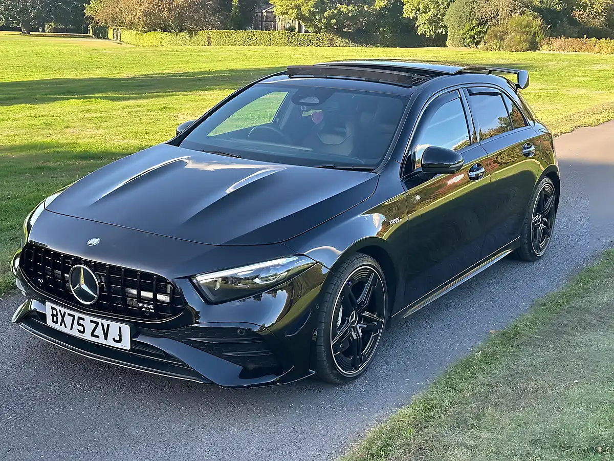 Used 2025 Mercedes a Class AMG Premium Plus Black - Interior and Exterior details 6